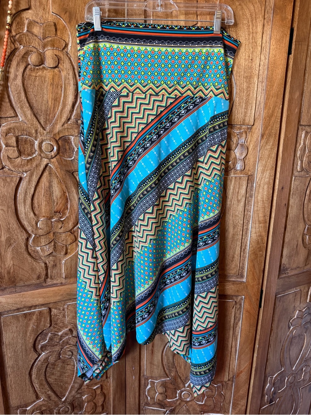 Zac & Rachel polyester maxi skirt.